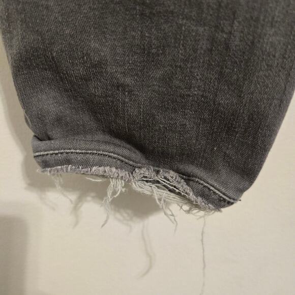 Madewell Women’s High Rise Distressed Skinny Jeans Size 29 Gray Denim - Picture 13 of 15